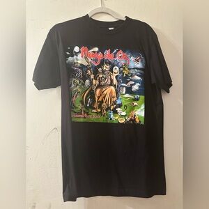 Mägo de Oz Graphic Band Tee - Black with Multicolor Print